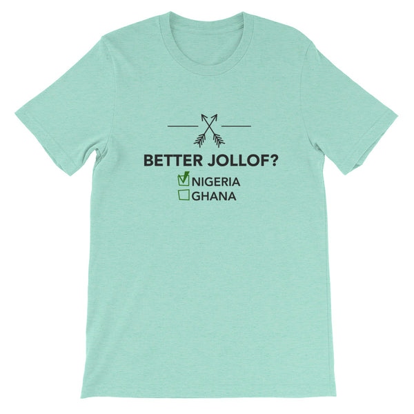 Nigeria vs. Ghana Jollof v1 T-Shirt - Culture Curator 101