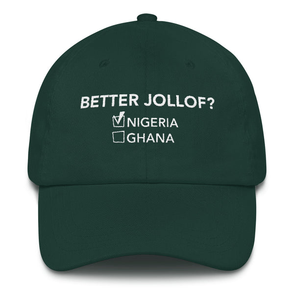 Nigeria vs. Ghana Jollof v2 Hat - Culture Curator 101