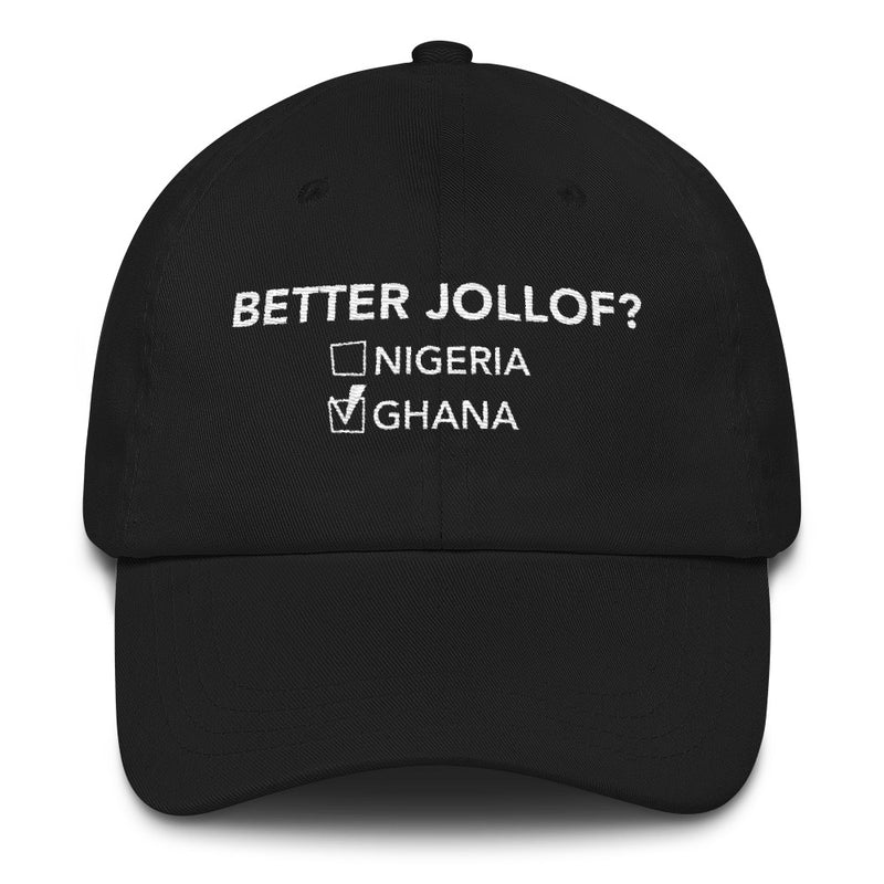 Ghana vs Nigeria Jollof v1 hat - Culture Curator 101